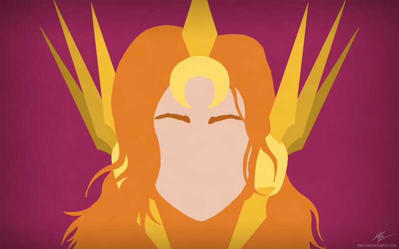 Character with Golden Crown — Purple