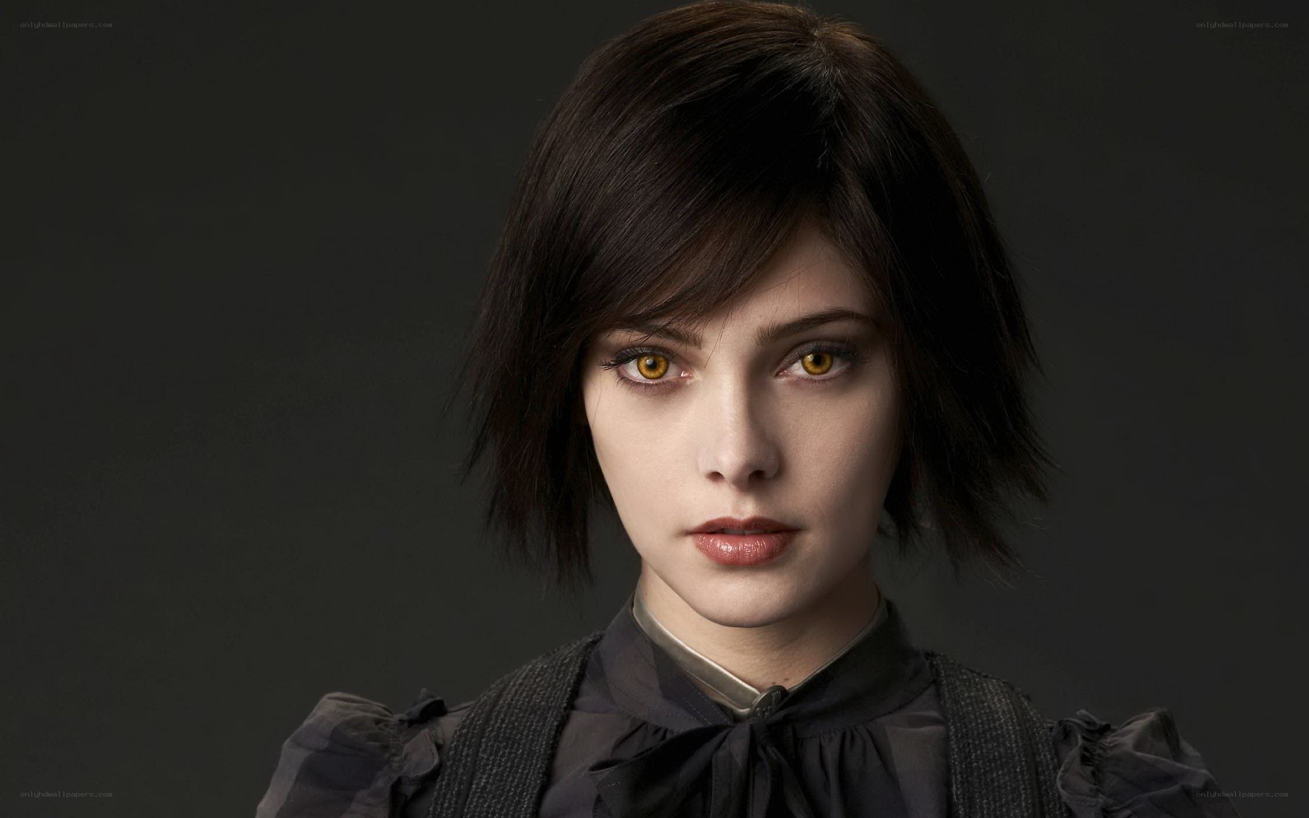 Character with golden eyes