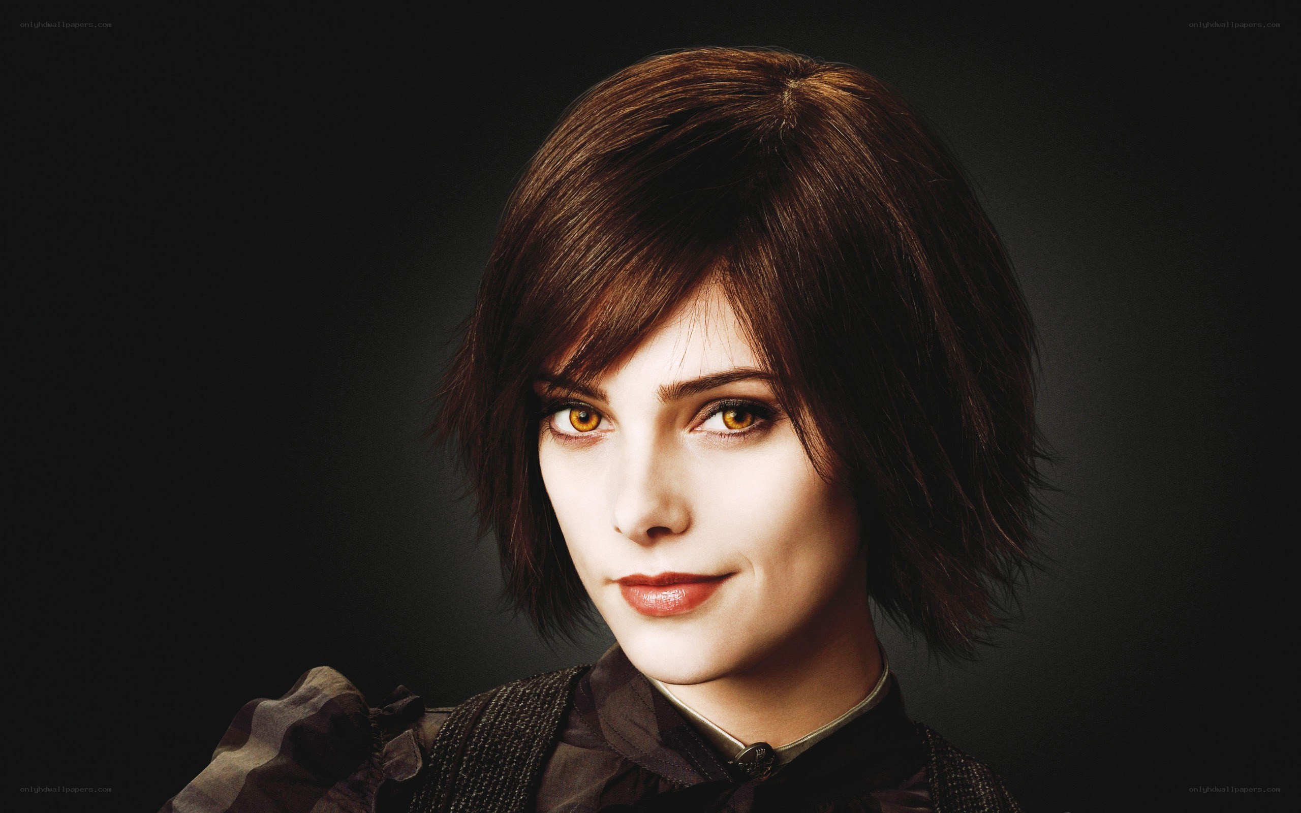 character with golden eyes