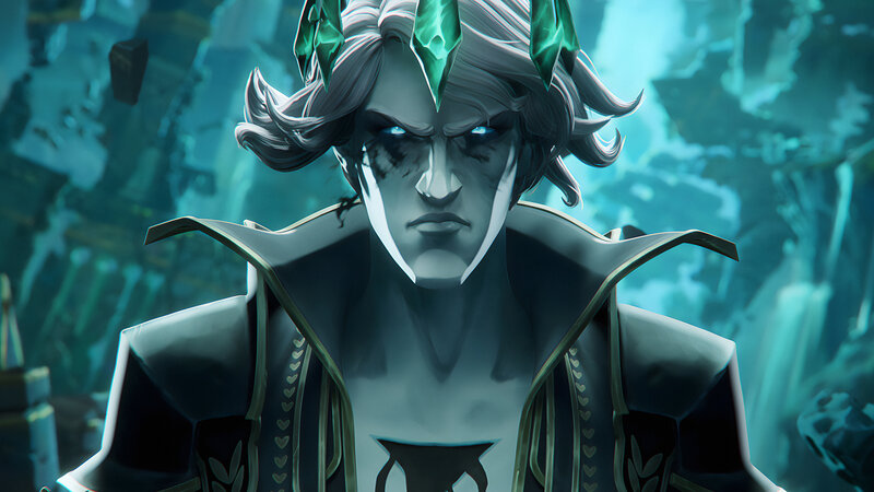 Character with Green Crystals