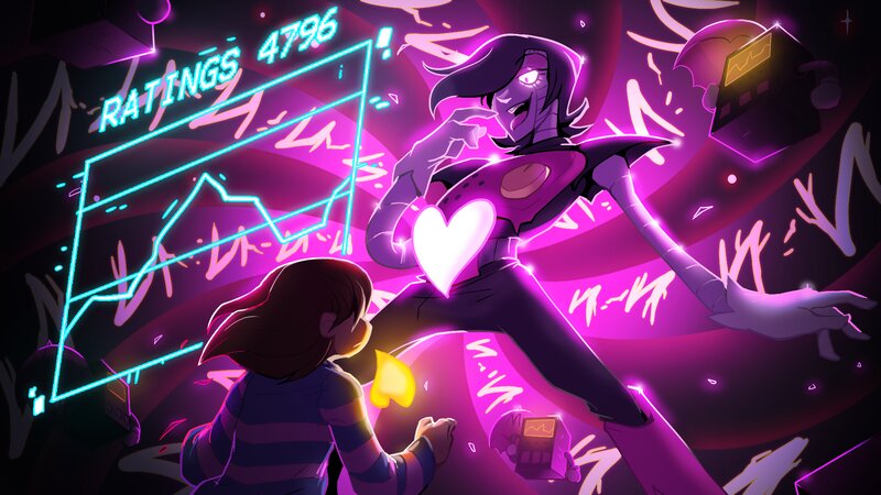 Character with Heart Symbol — Purple