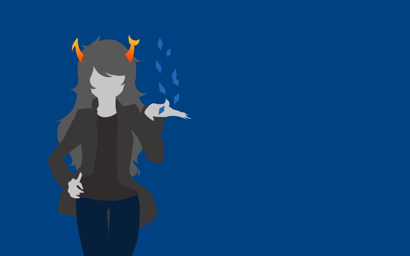 Character with Horns and Magic