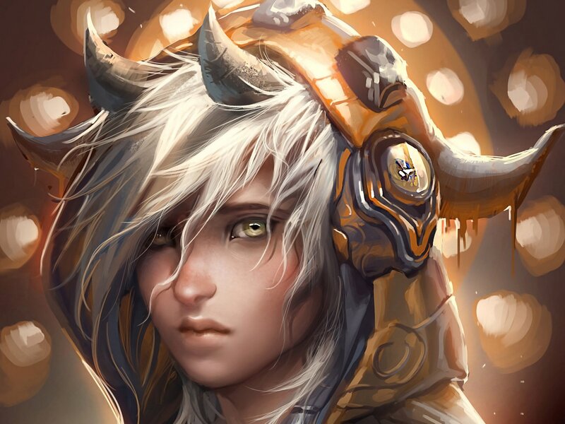 Character with Horns — Brown, Dramatic