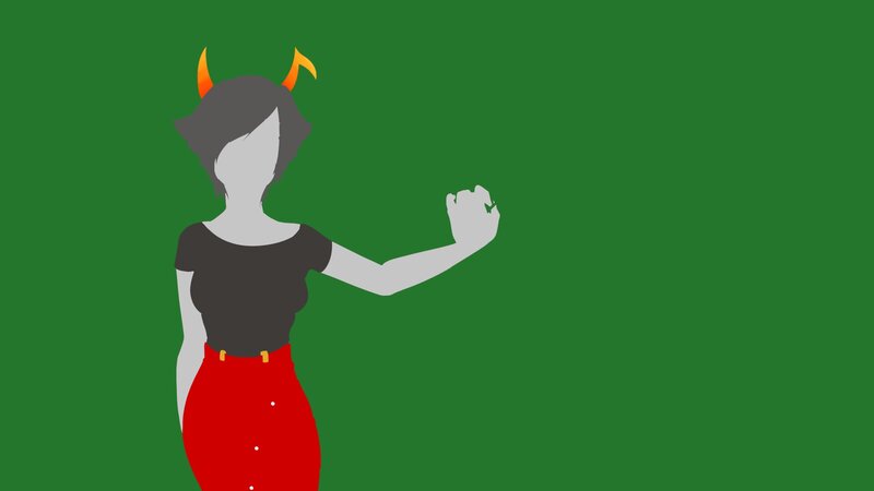 Character with Horns — Green, Neutral