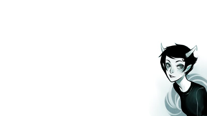 Character with Horns — White
