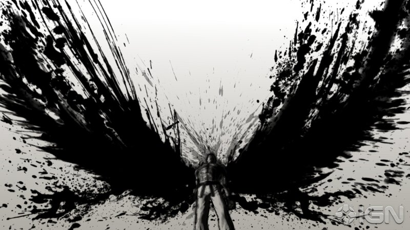 character with ink wings