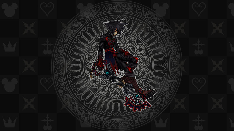 Character with Keyblade — Black