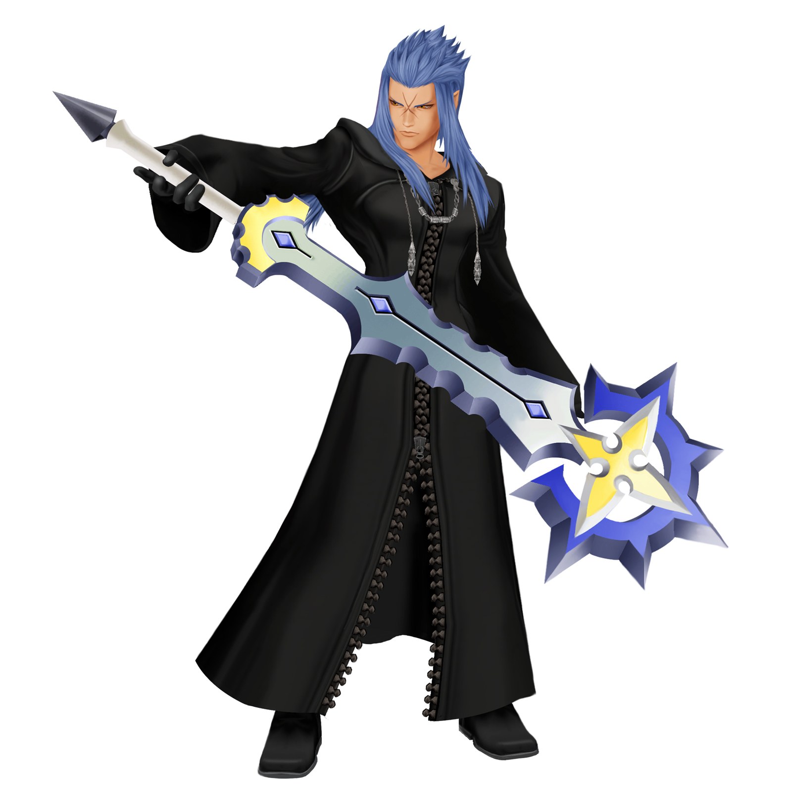 Character with Keyblade weapon