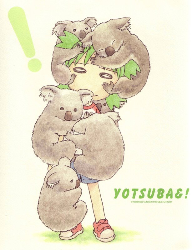 character with koalas