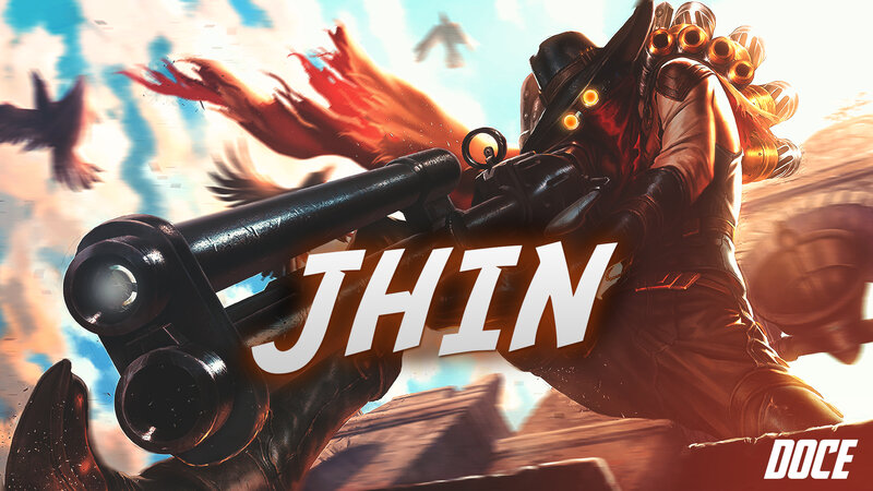 Character with Large Gun — Orange, Dramatic