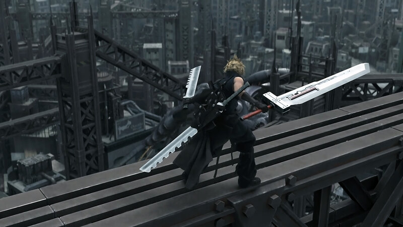 Character with Large Swords