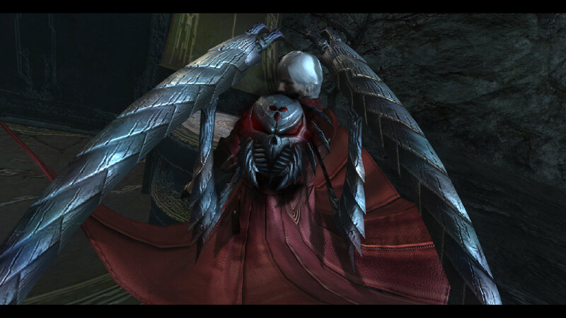 Character with Large Wings — Red