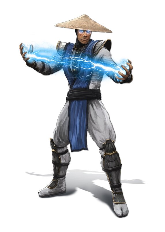 Character with lightning powers