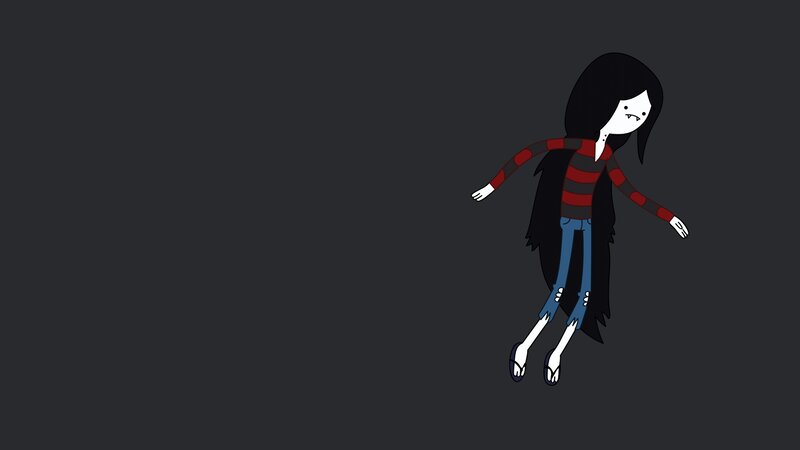 Character with Long Black Hair — Neutral