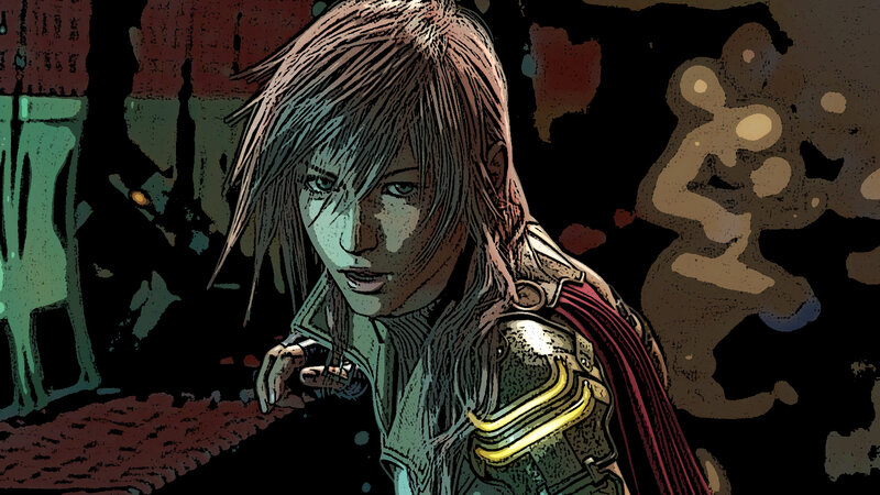 Character with Long Hair — Brown