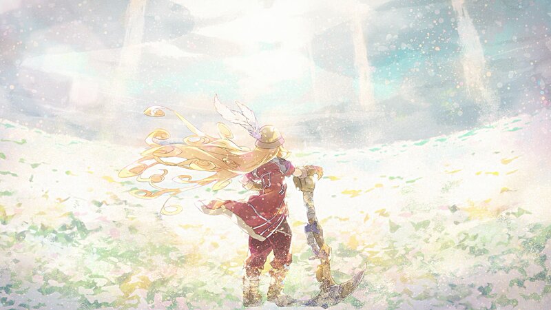 Character with Long Hair — Gold