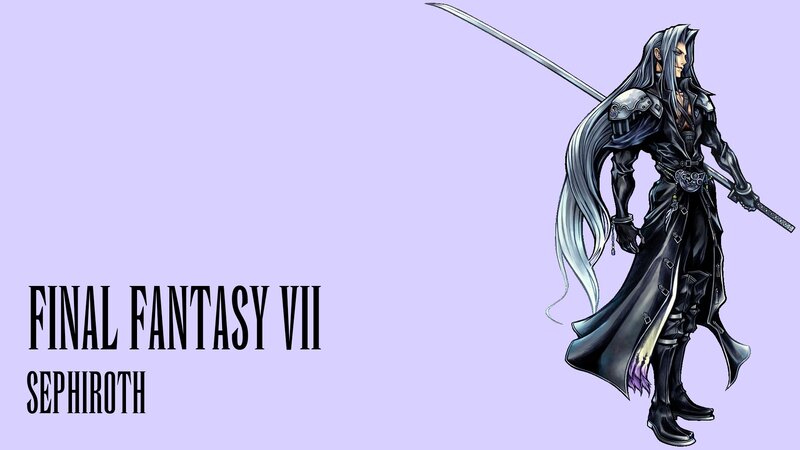 Character with Long Hair — Purple, Dramatic, Manga, Sword