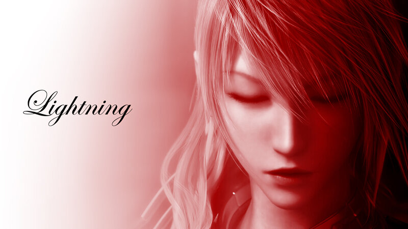 Character with Long Hair — Red, Dramatic