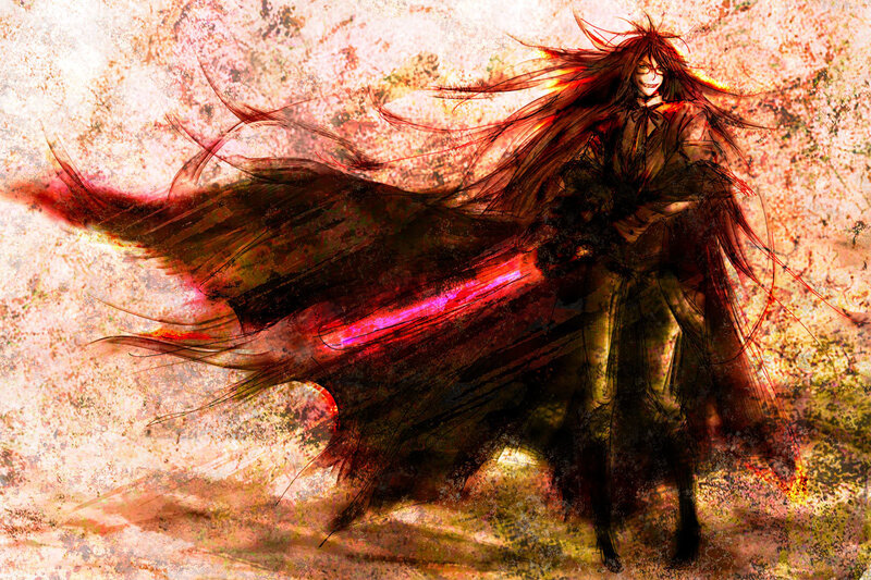 Character with Long Red Hair