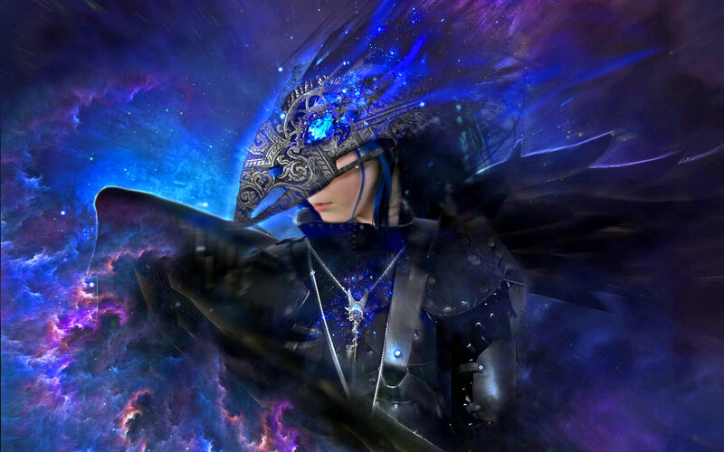 Character with Mask and Wings
