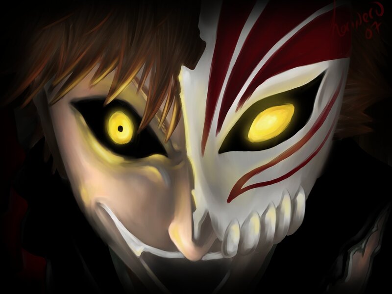 Character with Mask — White