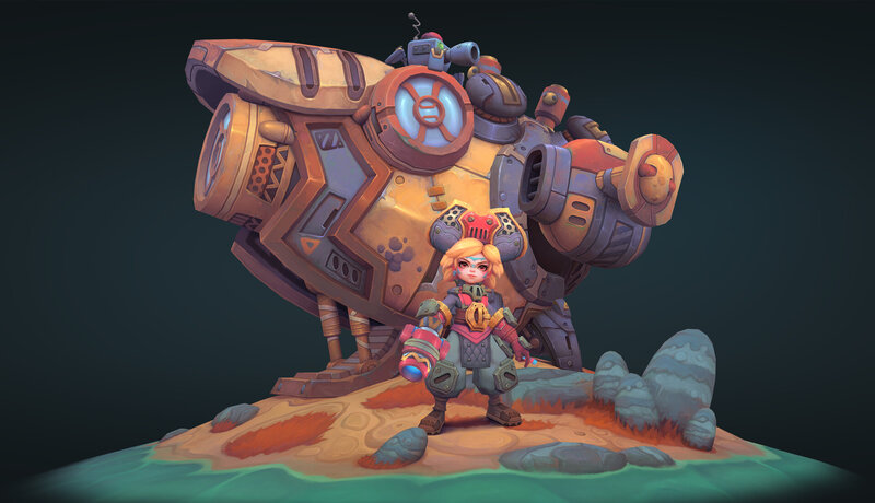 Character with Mech Suit