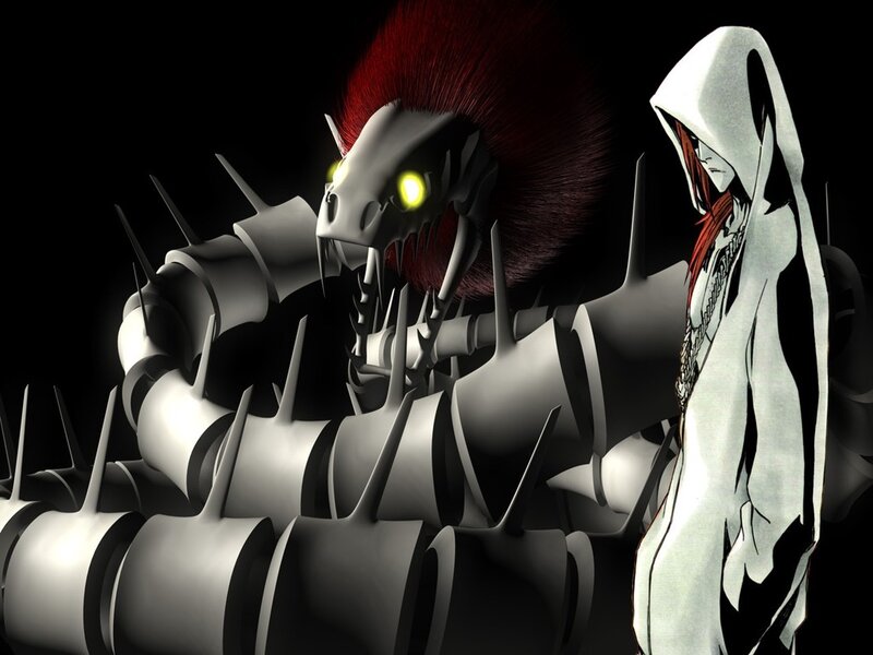 Character with Mechanical Serpent