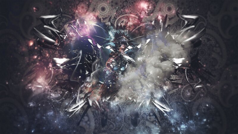 Character with Mechanical Wings — Black