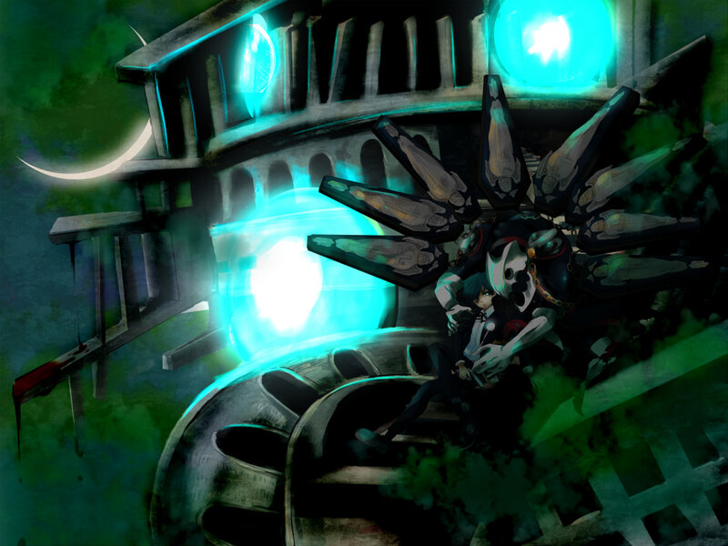 Character with Mechanical Wings