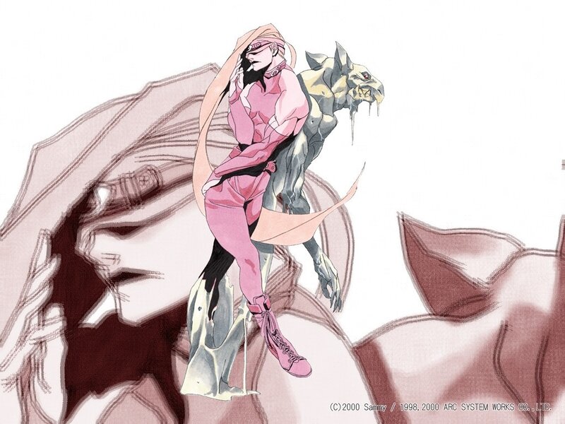 Character with Monster — Pink
