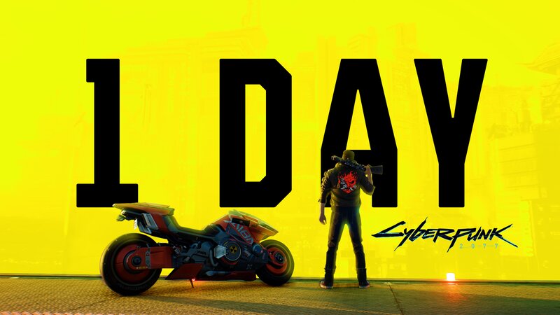 Character with Motorcycle — Yellow