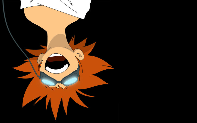 Character with Orange Hair — Dramatic, Anime