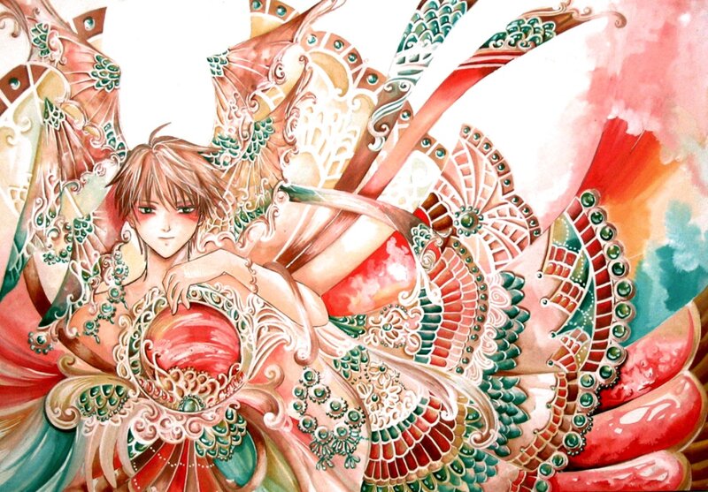 Character with Ornate Wings