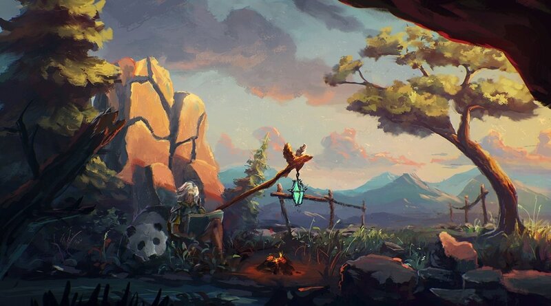 Character with Panda