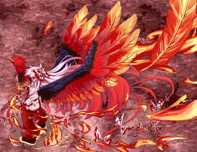 Character with Phoenix Wings