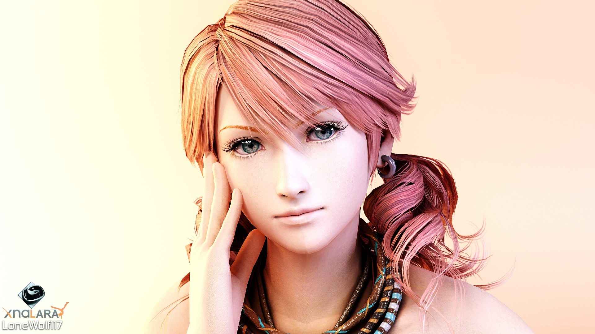 character with pink hair