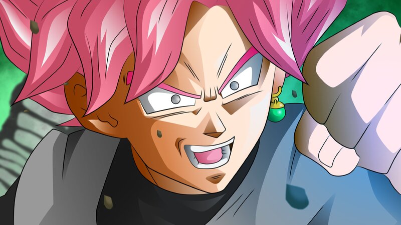 Character with Pink Hair — Aggressive