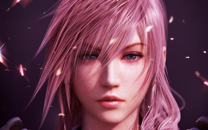 Character with Pink Hair — Dramatic, 3d Render, Eyes