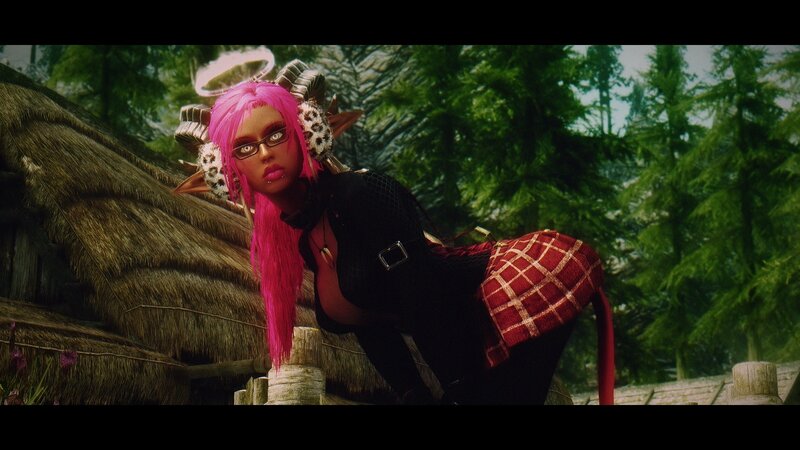 Character with Pink Hair — Dramatic, 3d Render, Glasses