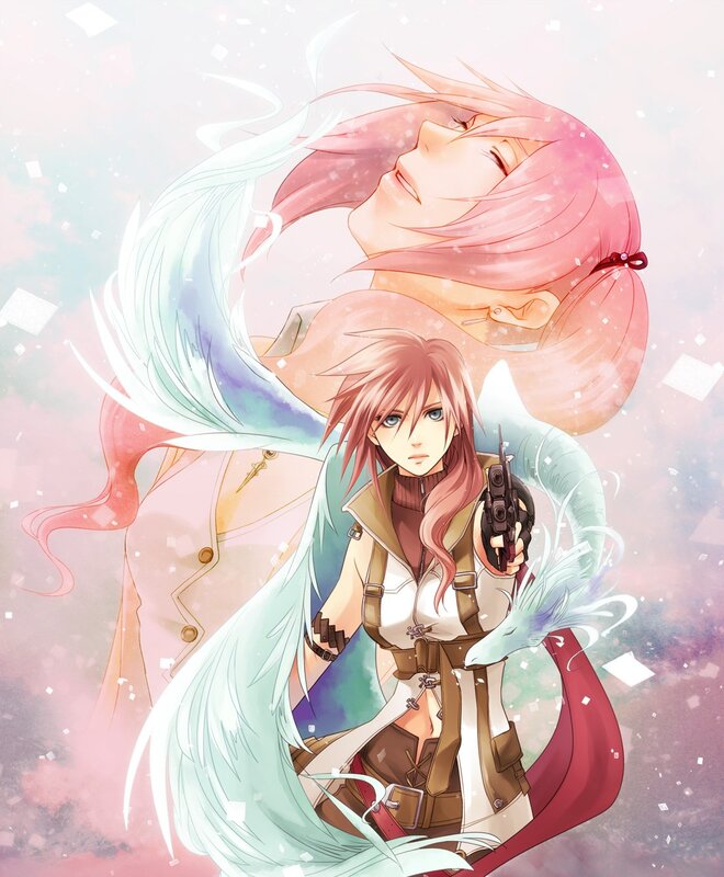 Character with Pink Hair — Dramatic, Anime