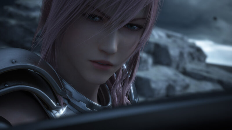 Character with Pink Hair — Dramatic