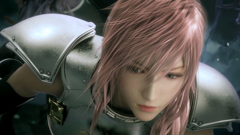 character with pink hair in armor