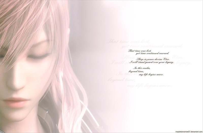 Character with Pink Hair — Serene, Contemplative