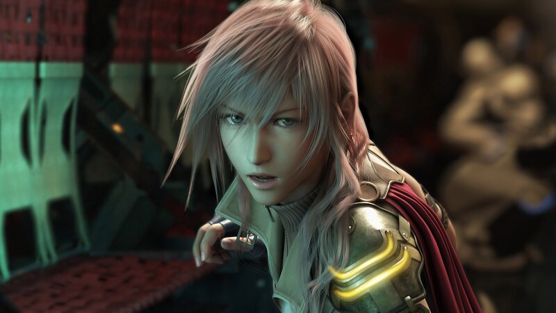 Character with Pink Hair — Serious, 3d Render, Armor, Cape