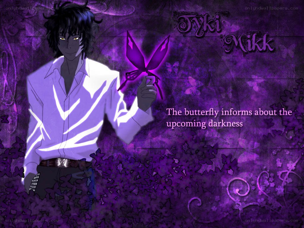 Character with purple butterfly