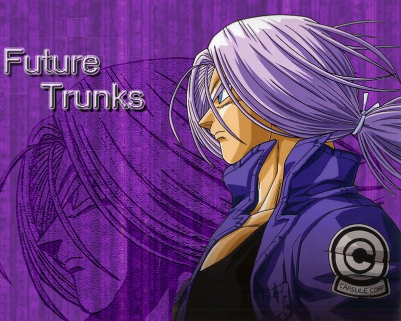 Character with Purple Hair — Serious
