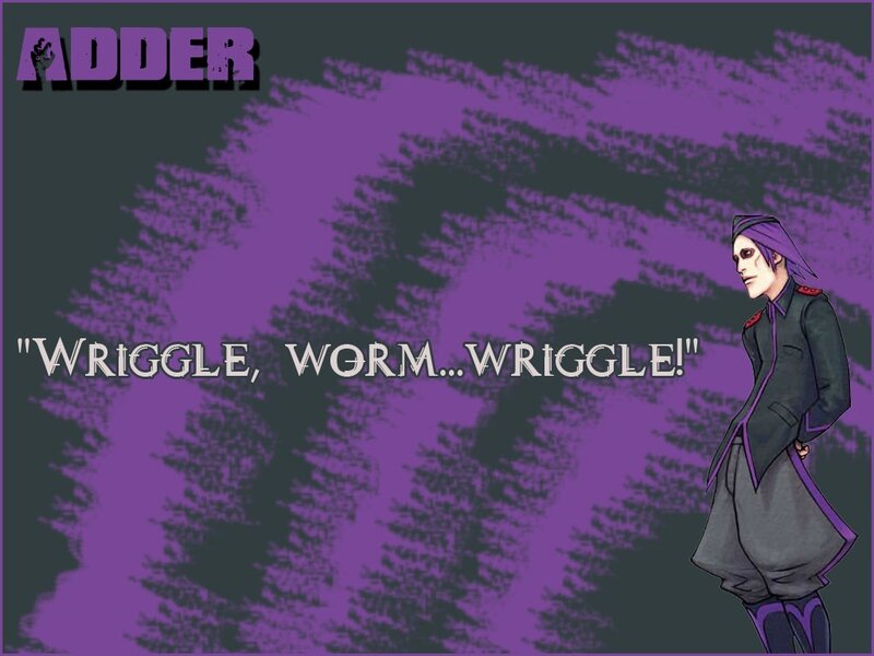 Character with purple scarf