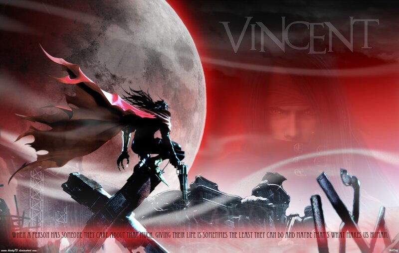 Character with Red Cape — Dramatic, Night