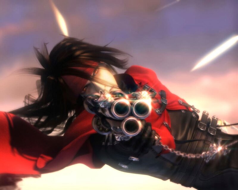 Character with Red Coat — Dramatic, Sunset