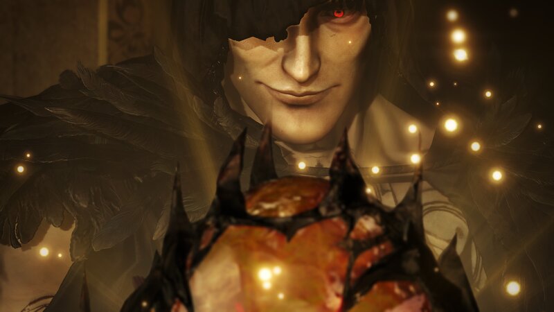 Character with Red Eye — Black